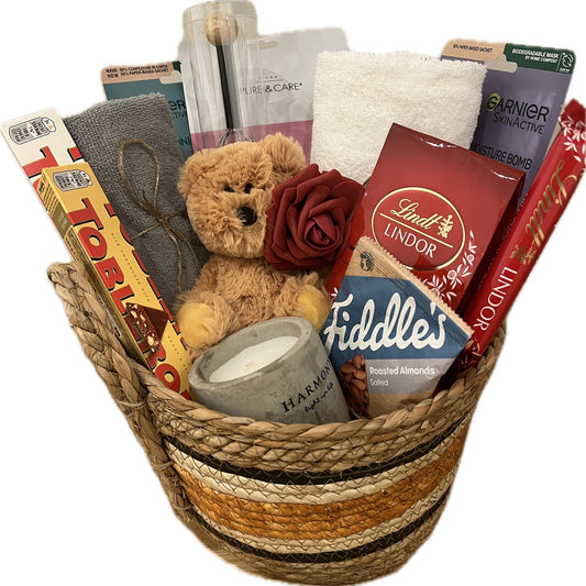 Spa-korg med nallebjörn