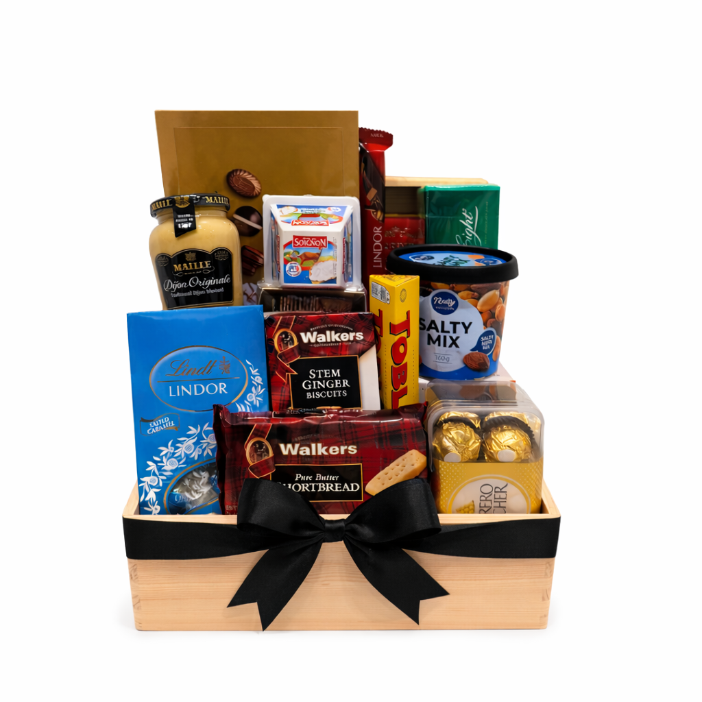 Luxury Gourmet Delights Wooden Crate