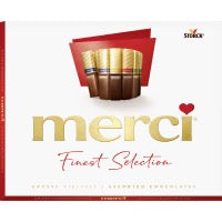 Tillägg till din presentkorg: Merci Finest Selection Chokladask