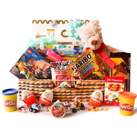 Stor godispresentkorg för pojkar 