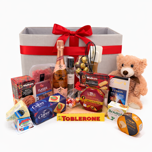 Lyxig gourmetpresentask 